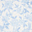 Schumacher Whitney Floral Blue Wallpaper Sample 5004385
