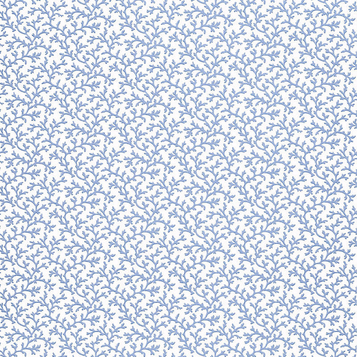 Schumacher Coral Vine Ocean Wallpaper Sample 5004414