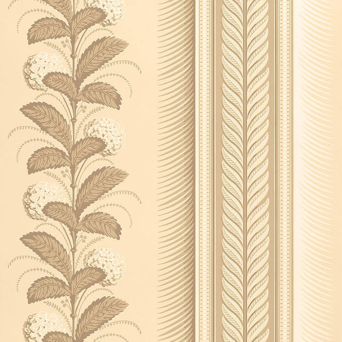 Schumacher Hydrangea Drape Fawn Wallpaper Sample 5004453