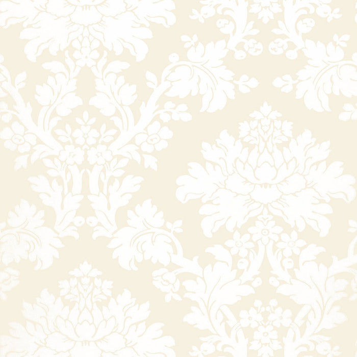Schumacher Tierni Damask Blush Wallpaper Sample 5004460