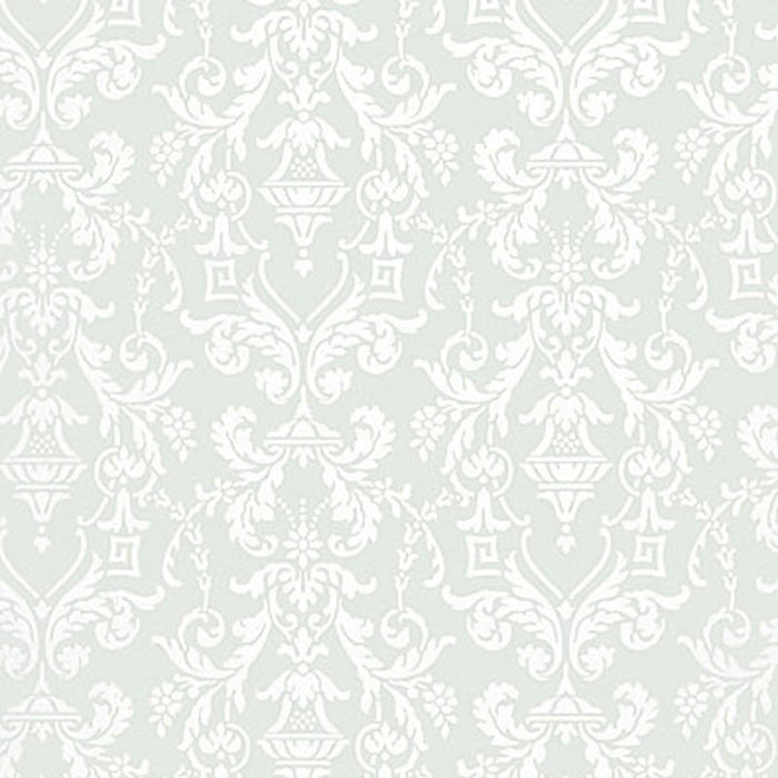 Schumacher Lido Damask Haze Wallpaper Sample 5004482