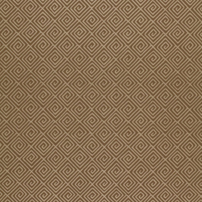 Schumacher Greek Key Mink Wallpaper 5004763