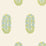 Schumacher Askandra Flower Pear & Water Blue Wallpaper Sample 5005312