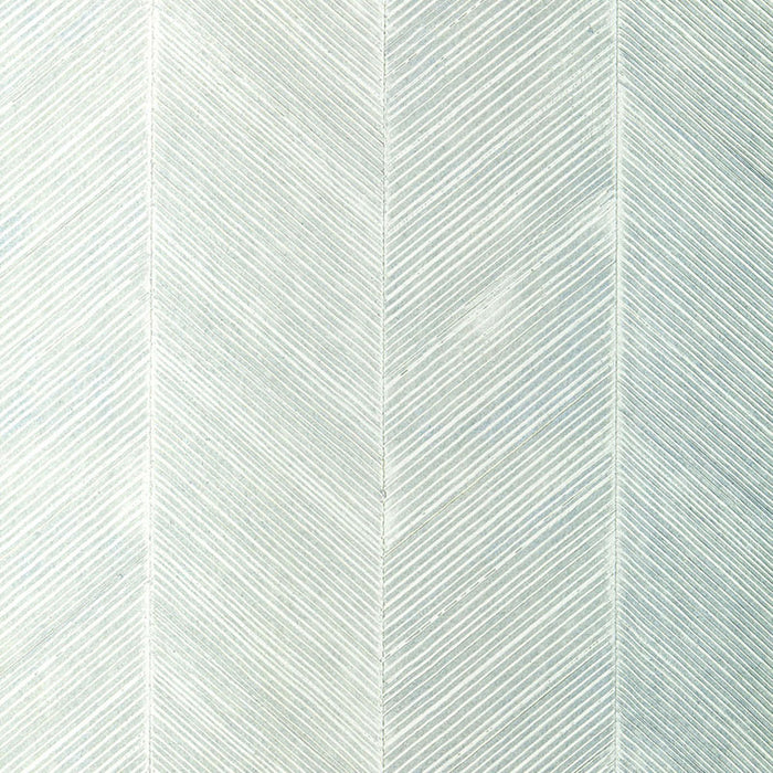 Schumacher Chevron Texture Mineral Wallpaper Sample 5005650