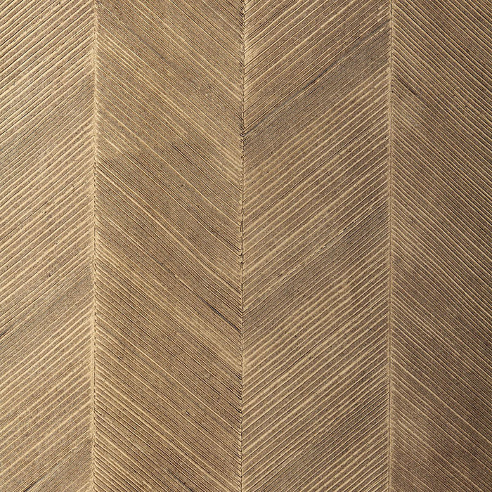Schumacher Chevron Texture Sable Wallpaper Sample 5005652