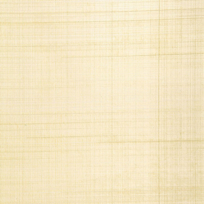 Schumacher Brushed Plaid White Gold Wallpaper Sample 5005780