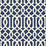 Schumacher Imperial Trellis II Ivory / Navy Wallpaper 5005801