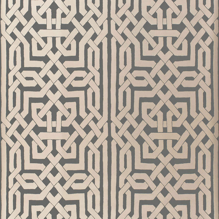 Schumacher Malaga Graphite Wallpaper 5005933