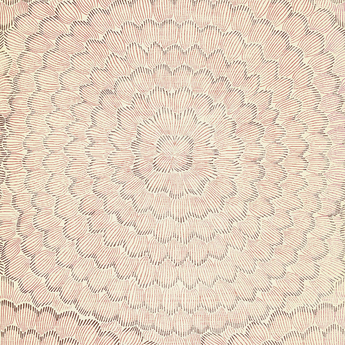 Schumacher Feather Bloom Sisal Venetian Pink Wallpaper 5006075