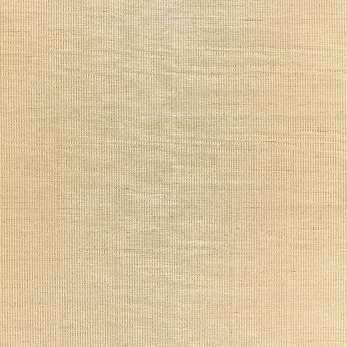 Schumacher Harshaw Pinstripe Sisal Tan Wallpaper 5006160