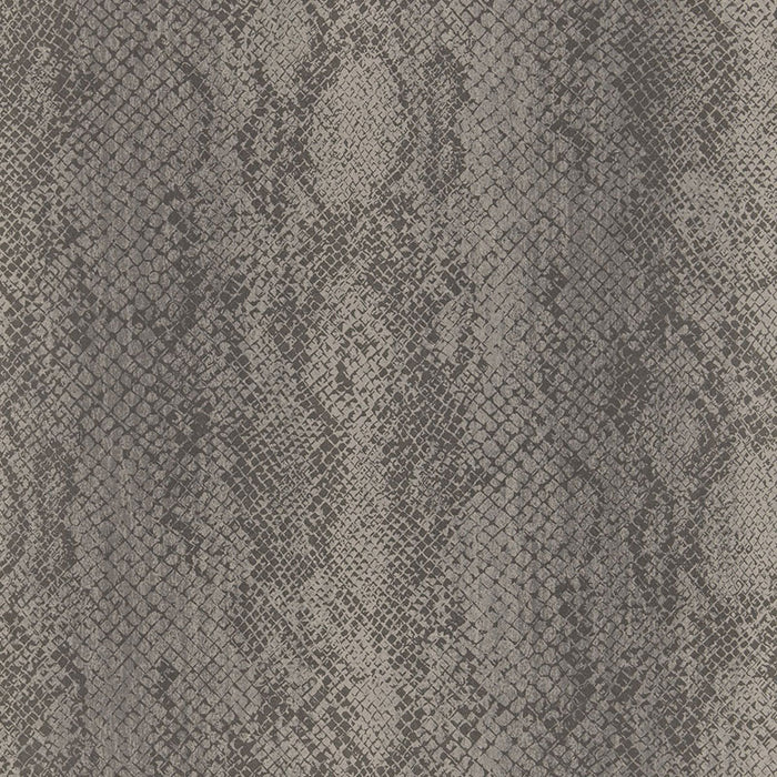 Schumacher Cody Snakeskin Smoke Wallpaper Sample 5006232
