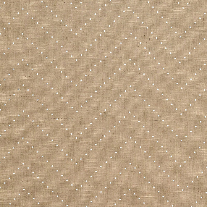 Schumacher Colton Chevron Natural / Silver Wallpaper Sample 5006280