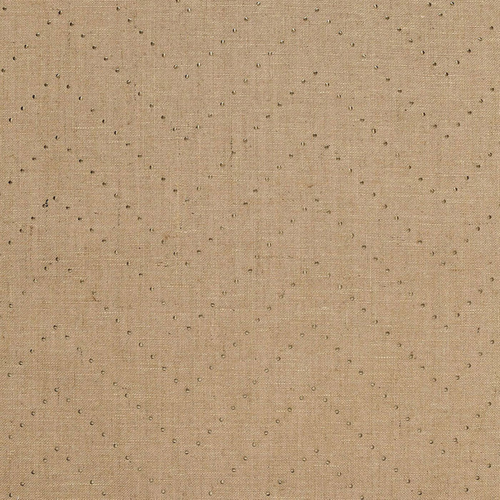 Schumacher Colton Chevron Natural / Bronze Wallpaper Sample 5006281