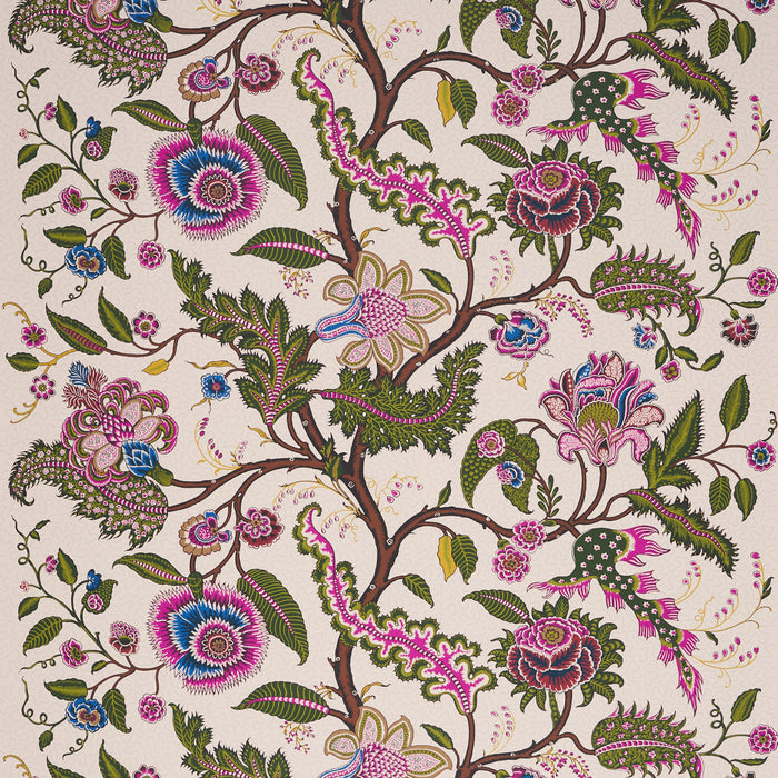 Schumacher Sinhala Sidewall Jewel Wallpaper 5006614