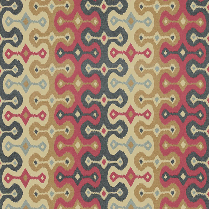 Schumacher Darya Ikat Sidewall Spice Wallpaper 5006651