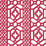 Schumacher Zanzibar Trellis Laquer Red Wallpaper 5006948