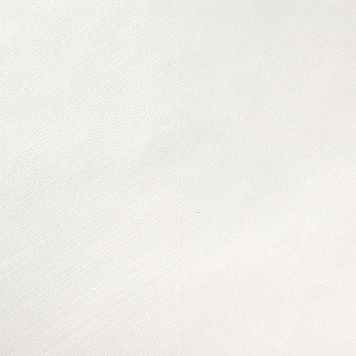 Schumacher Combed Chevron Ivory Wallpaper Sample 5007424