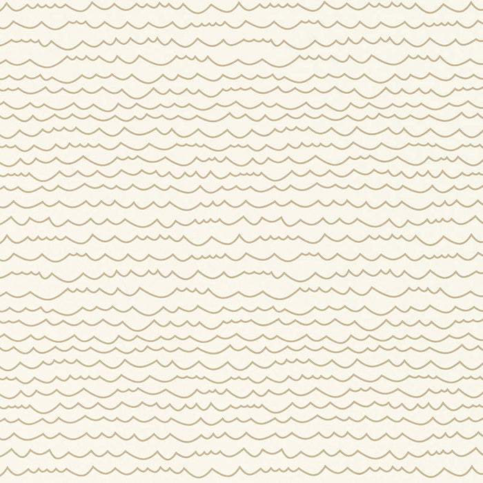 Schumacher Waves Sand Wallpaper 5007460