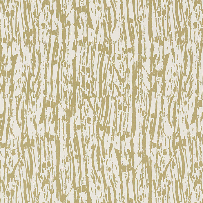 Schumacher Tree Texture Pale Gold Wallpaper 5007471