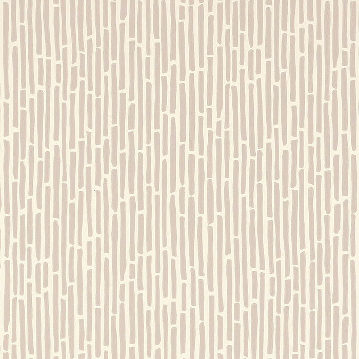 Schumacher Bamboo Taupe Wallpaper Sample 5007520