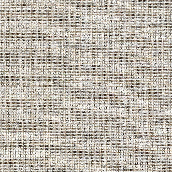 Schumacher Anodized Raffia Warm Silver Wallpaper Sample 5007781
