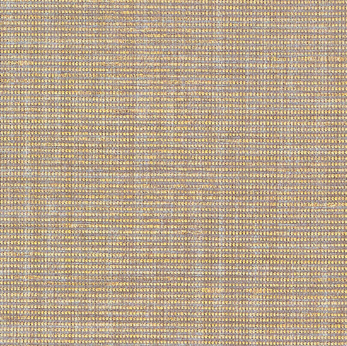 Schumacher Anodized Raffia Gold Wallpaper Sample 5007782