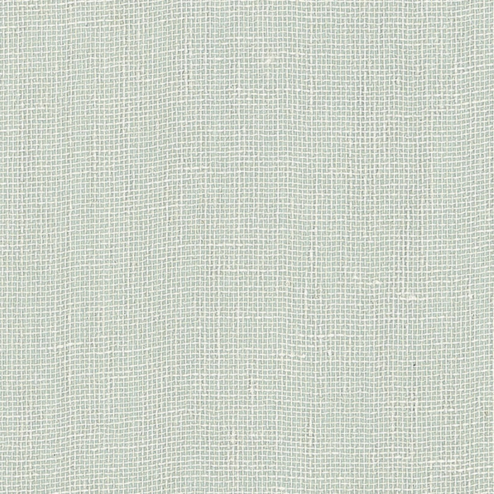 Schumacher Linen Gesso Aqua Wallpaper 5007805