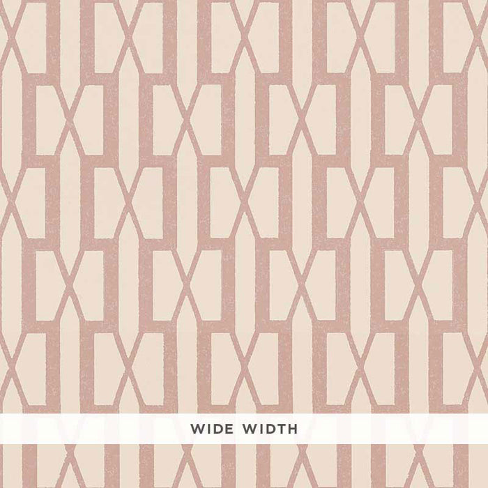 Schumacher Belvedere Pink Wallpaper Sample 5007991
