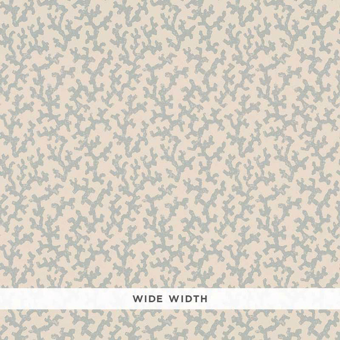 Schumacher Folly Orpington Blue Wallpaper Sample 5008004