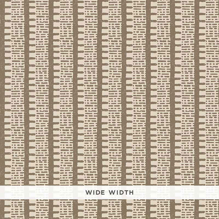 Schumacher Kiosk Berber Brown Wallpaper Sample 5008016