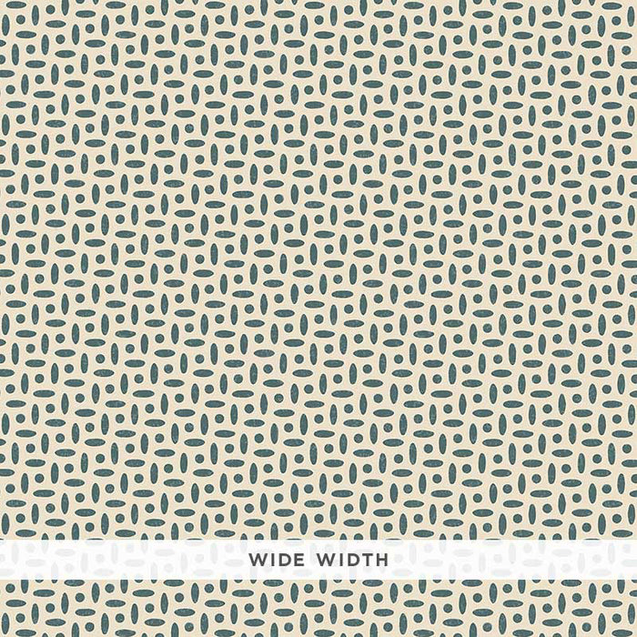 Schumacher Berrydown Peacock Blue Wallpaper Sample 5008025