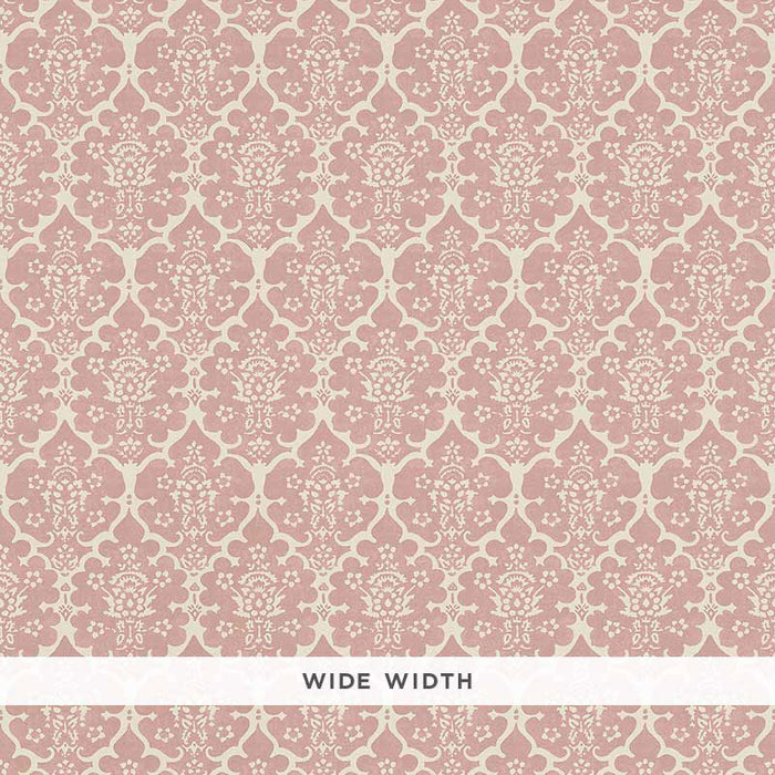 Schumacher Burley Pink Wallpaper Sample 5008031