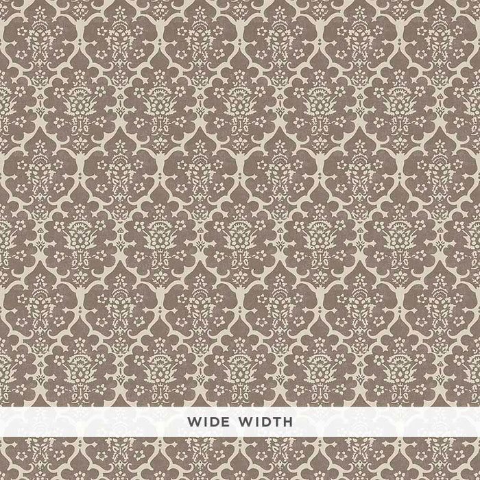Schumacher Burley Berber Brown Wallpaper Sample 5008036