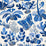 Schumacher Exotic Butterfly Marine Wallpaper Sample 5008423