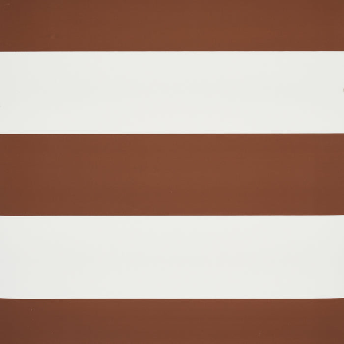 Schumacher Baxter Stripe Brown Wallpaper Sample 5008527