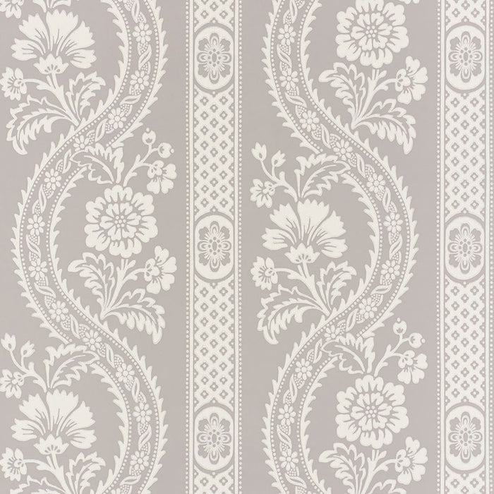 Schumacher Versailles Grey Wallpaper Sample 5008770