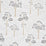 Schumacher Tree River Moonstone Wallpaper Sample 5009100