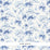 Schumacher Arita Floral Porcelain Wallpaper Sample 5009140