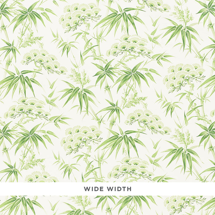 Schumacher Arita Floral Leaf Wallpaper Sample 5009141