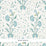 Schumacher Khilana Floral Peacock Wallpaper Sample 5009952