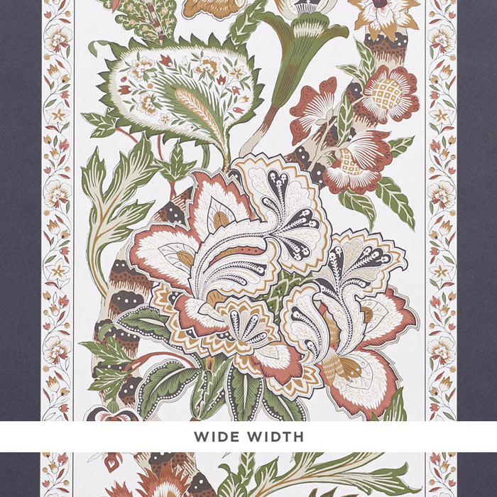 Schumacher Anjou Stripe Saffron Wallpaper Sample 5010172
