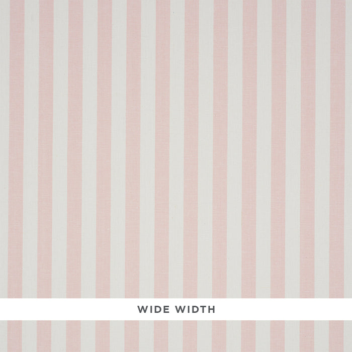 Schumacher Linen Stripe Blush Wallpaper Sample 5010250