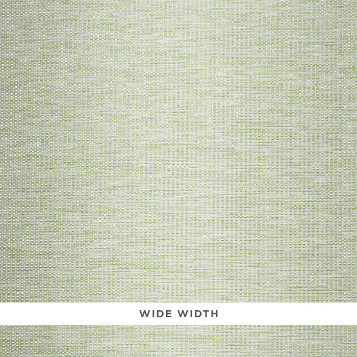 Schumacher Metal Paperweave Green Wallpaper 5010313