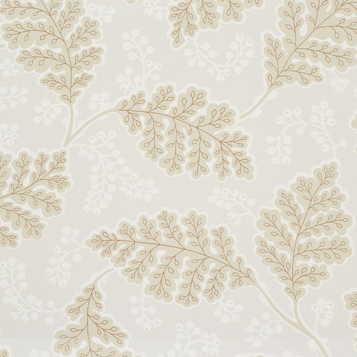 Schumacher Estelle Neutral Wallpaper Sample 5010390