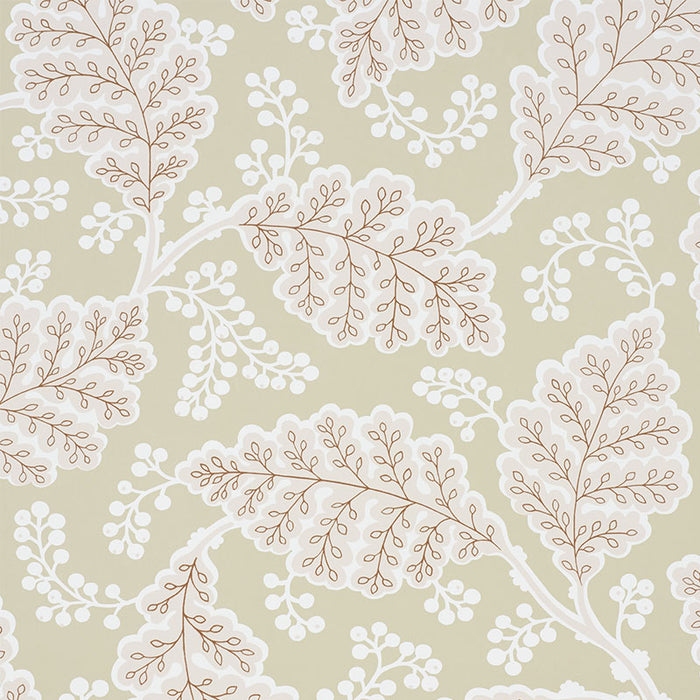Schumacher Estelle Blush Wallpaper 5010391