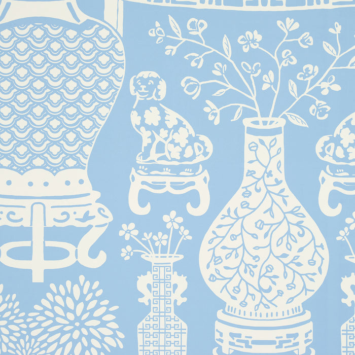Schumacher Hellene Sky Wallpaper Sample 5010551