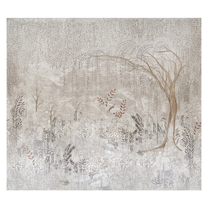 Schumacher Bisou Panel Set Tin Wallpaper Sample 5010931
