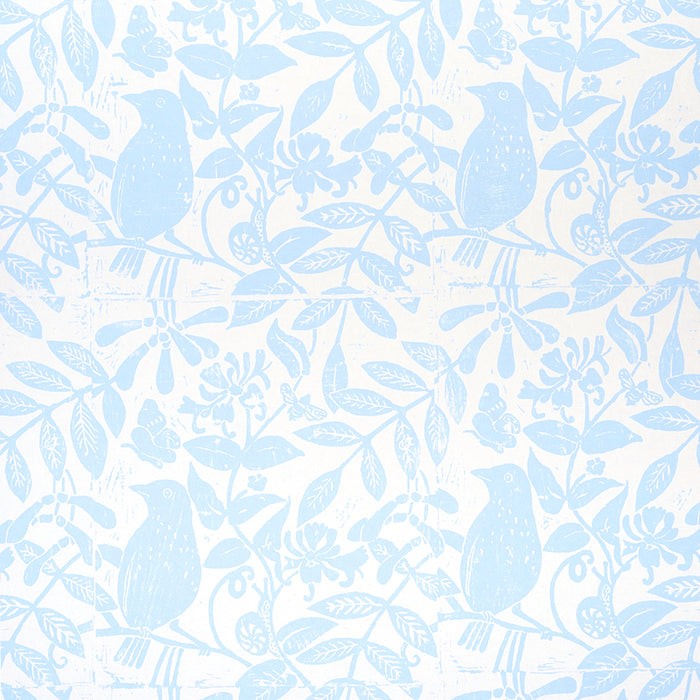 Schumacher Bird & Bee Sky Wallpaper Sample 5011190