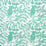 Schumacher Bird & Bee Seaglass Wallpaper Sample 5011192