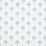 Schumacher Dahlia Hand Blocked Print Blue Wallpaper Sample 5011230